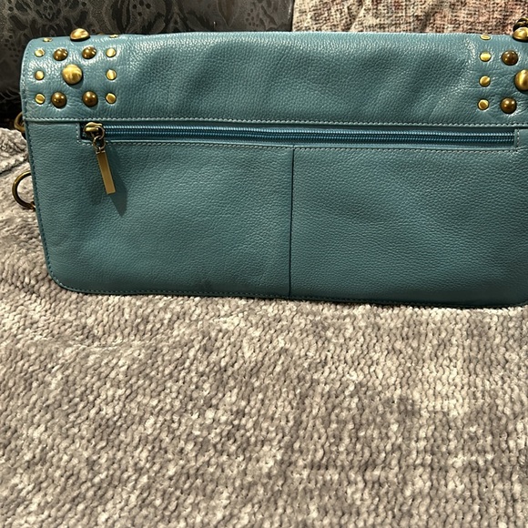 Perfect condition leather handbag Cute studs and chain on the strap. - Picture 4 of 10